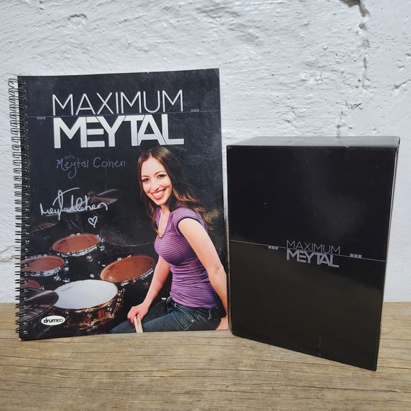 Maximum Meytal Cohen Drumeo Drumming Course 5 DVD Set Signed Workbook Education - Picture 1 of 12